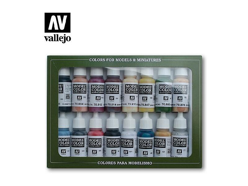 Vallejo - Model Color Set 70145 Native American 16x17 ml.