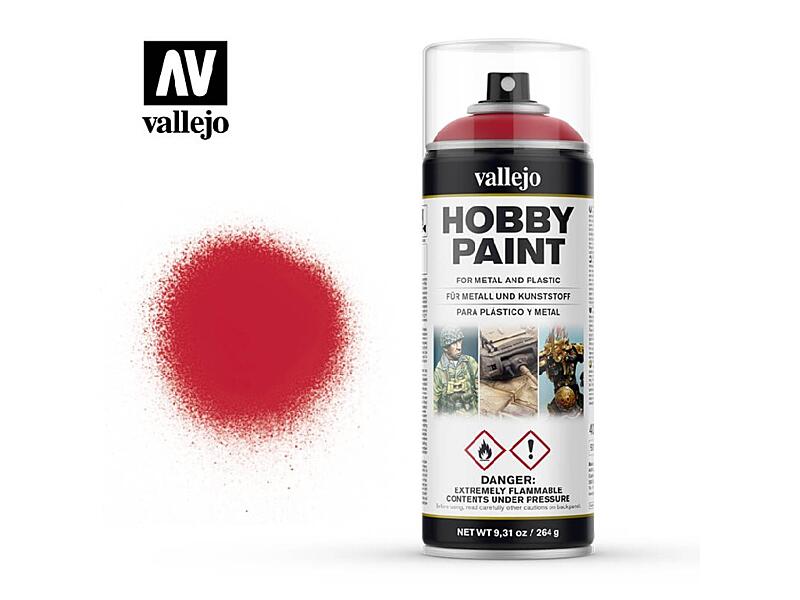 Vallejo - Aerosol 28023 Bloody Red 400 ml.