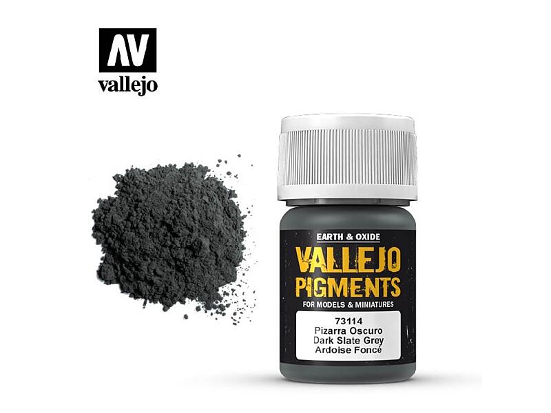 Vallejo - Pigmenty 73114 Dark Slate Grey 35 ml.