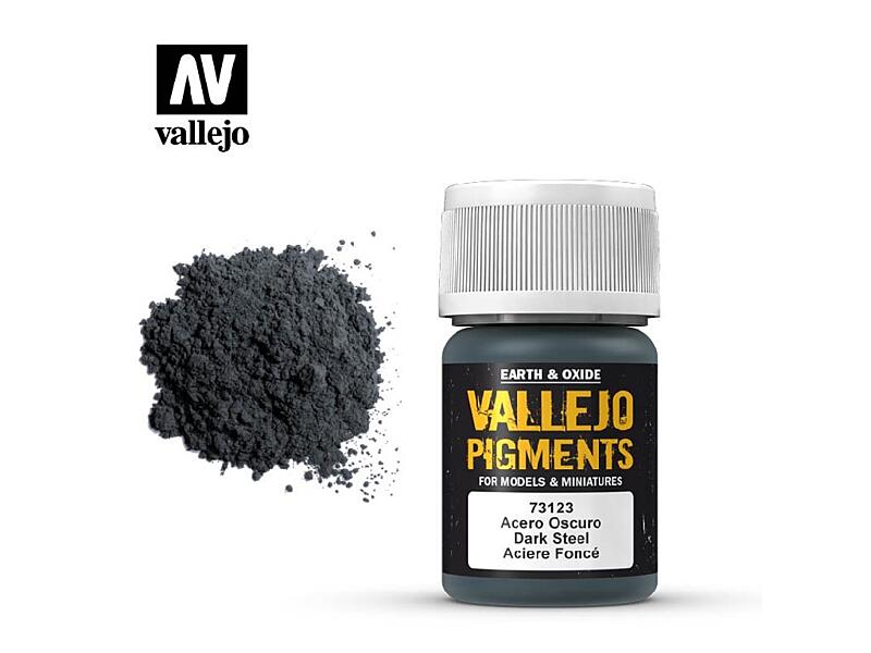 Vallejo - Pigmenty 73123 Dark Steel 35 ml.