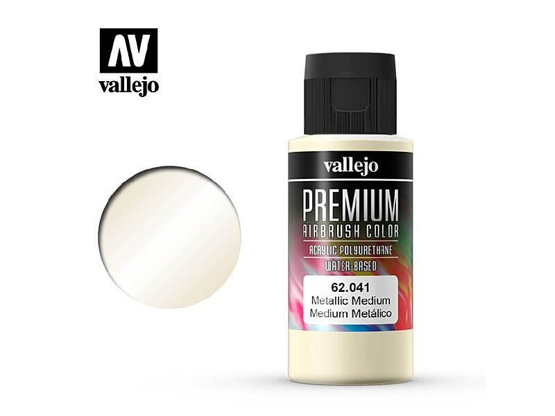Vallejo - Premium Color 62041 Metallic Medium 60 ml.