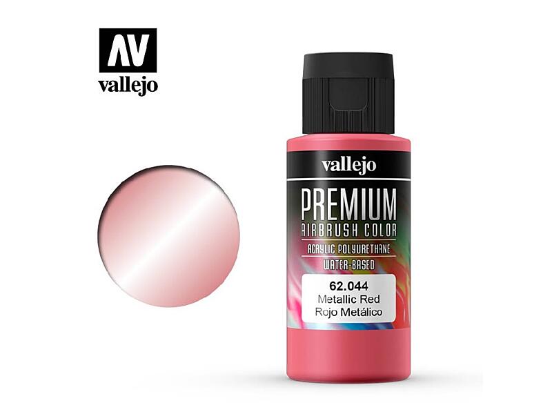 Vallejo - Premium Color 62044 Metallic Red 60 ml.