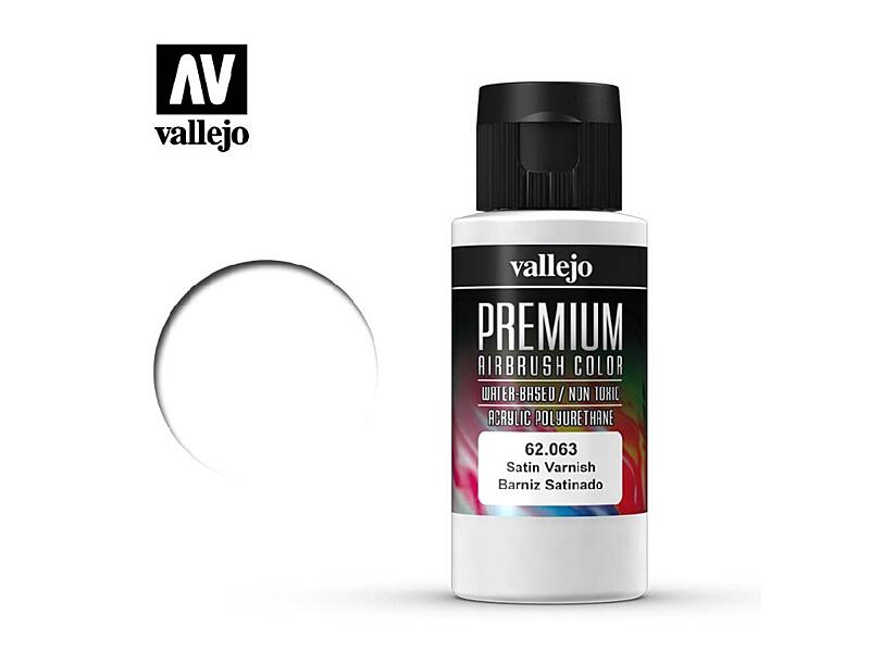 Vallejo - Premium Color Satin Varnish - polomatný lak