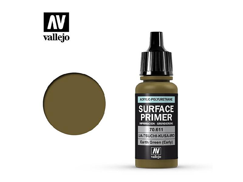 Vallejo - Surface Primer IJA-Tsuchi-Kusa-IRO Earth Green (early)