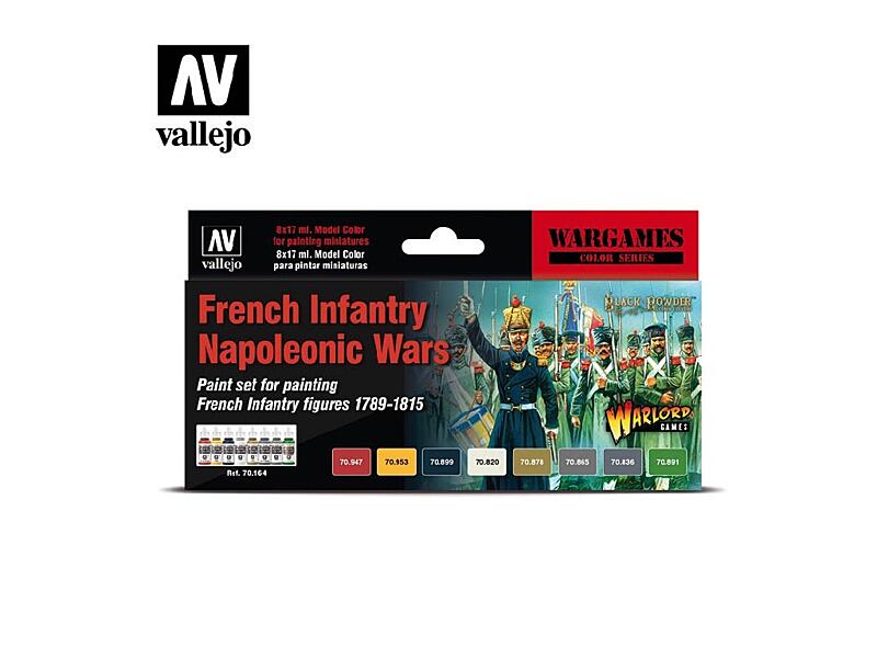 Vallejo - Model Color Set 70164 French Infantry Napoleonic Wars 8x17 ml.