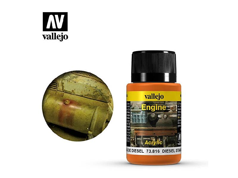 Vallejo - Weathering Effects 73816 Diesel Stains 40 ml.