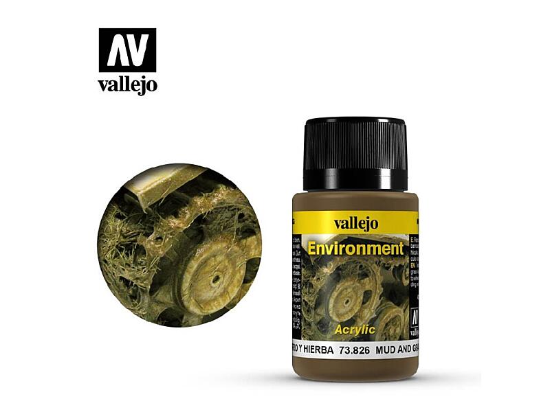 Vallejo - Weathering Effects 73826 Mud and Grass Effect 40 ml.