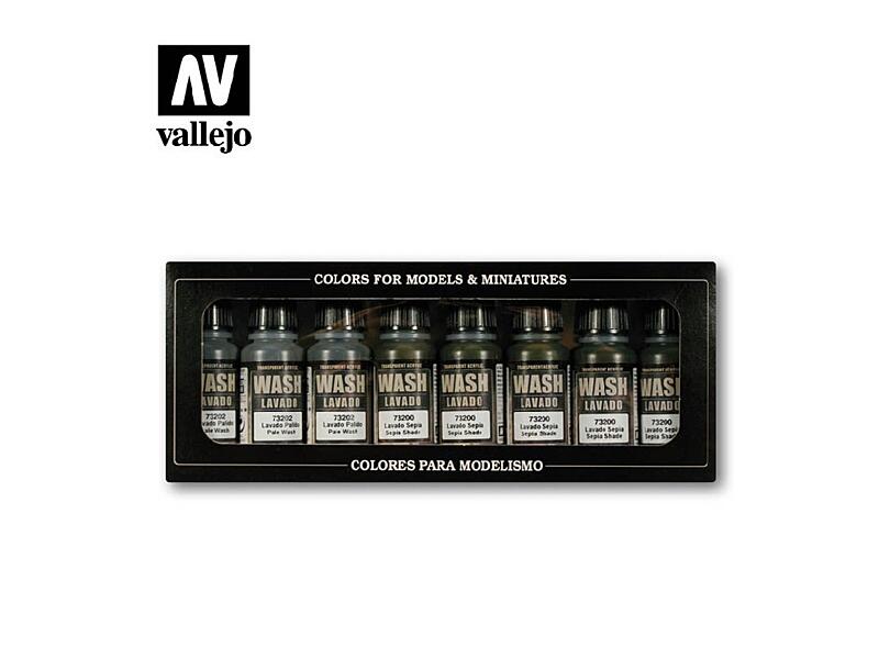 Vallejo - Game Color Set 73998 Washes 8x17 ml.