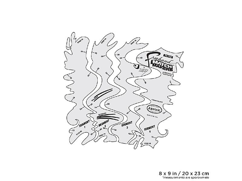 Artool FH 11 SP - Freehand Airbrush Template - Match Makers Template