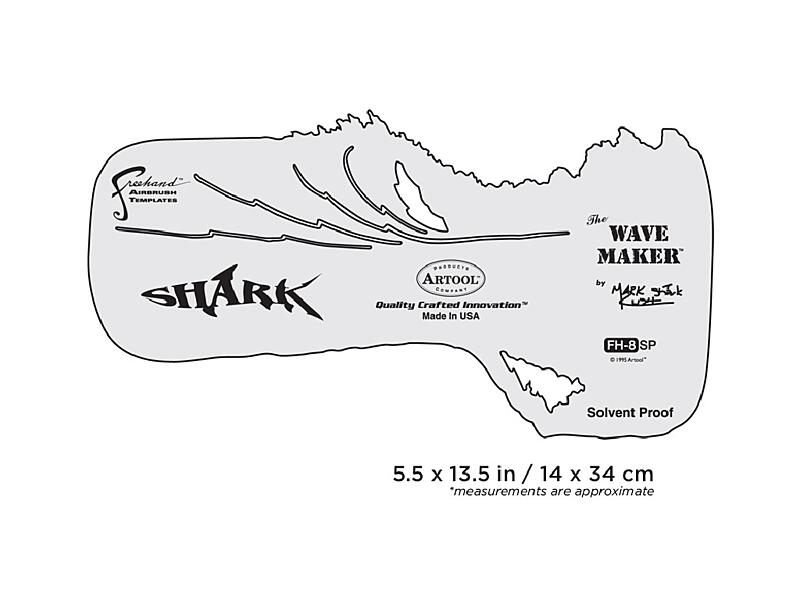 Artool FH 8 - Freehand Airbrush Template The Wave Maker