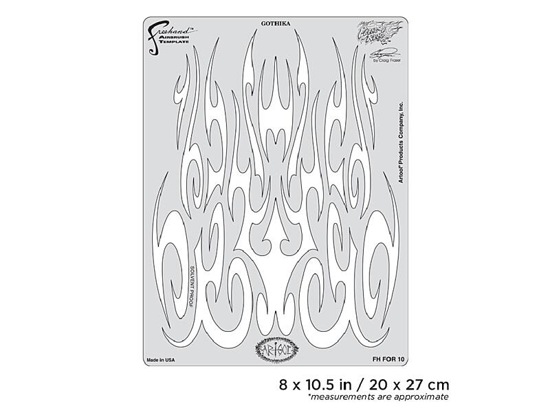 Artool FH FOR 10 - Template Gothika 8 X 10.5