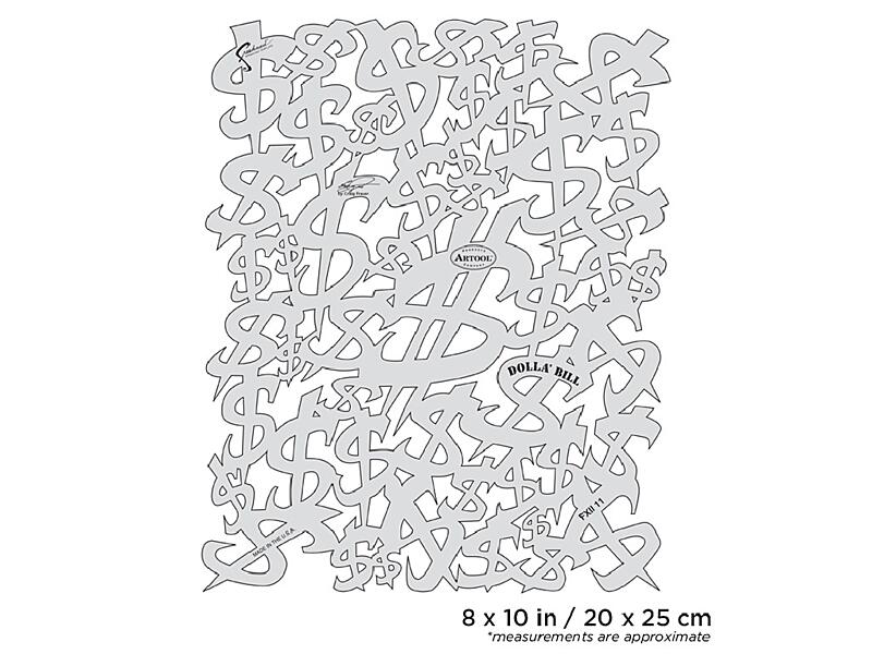 Artool FXII 11SP - Artool Template Dolla Bill