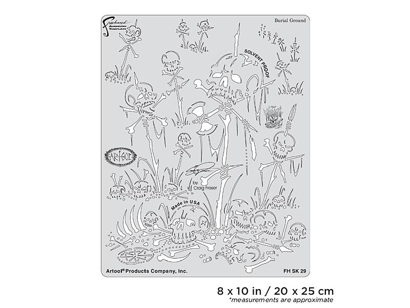 Artool FH SK29 SP - Craig Fraser - Wrath Of Skullmaster - Burial Ground Template