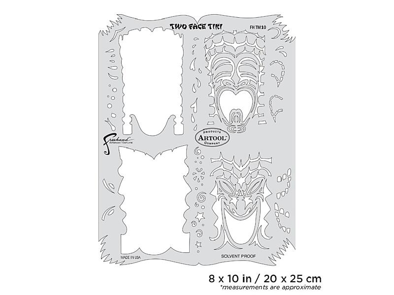 Artool FH TM 10 - Two Face Tiki Template