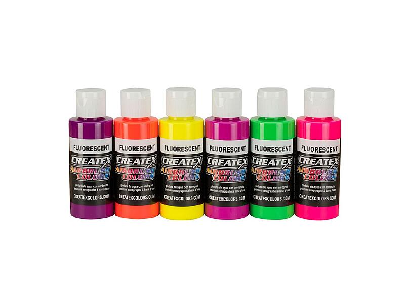 Createx 5499 - Fluorescent Starter Set - 60ml