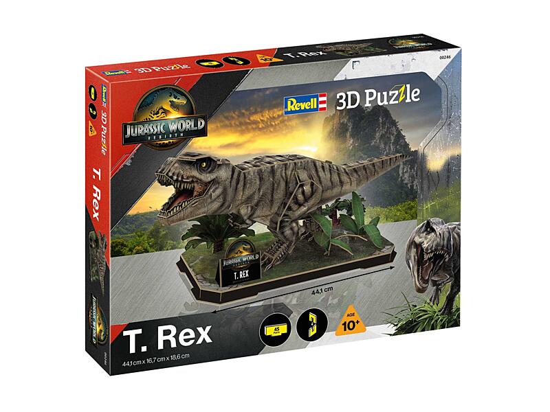 Revell - 00246 - Jurassic World - T-Rex - 3D puzzle