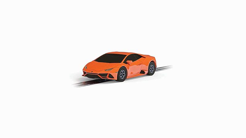Autíčko MICRO Scalextric G2213 - Micro Scalextric Lamborghini Huracan Evo Car - Orange 1:64