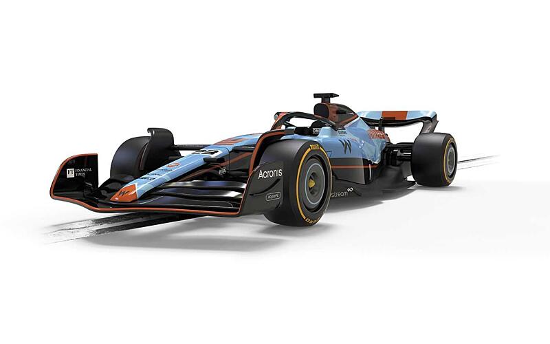 Autíčko Single Seater Scalextric C4559 - Williams FW45 - Alex Albon - Gulf Edition 1:32