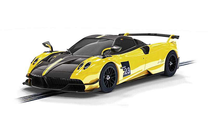 Autíčko Super Resistant Scalextric C4212 - Pagani Huayra BC Roadster - Yellow 1:32