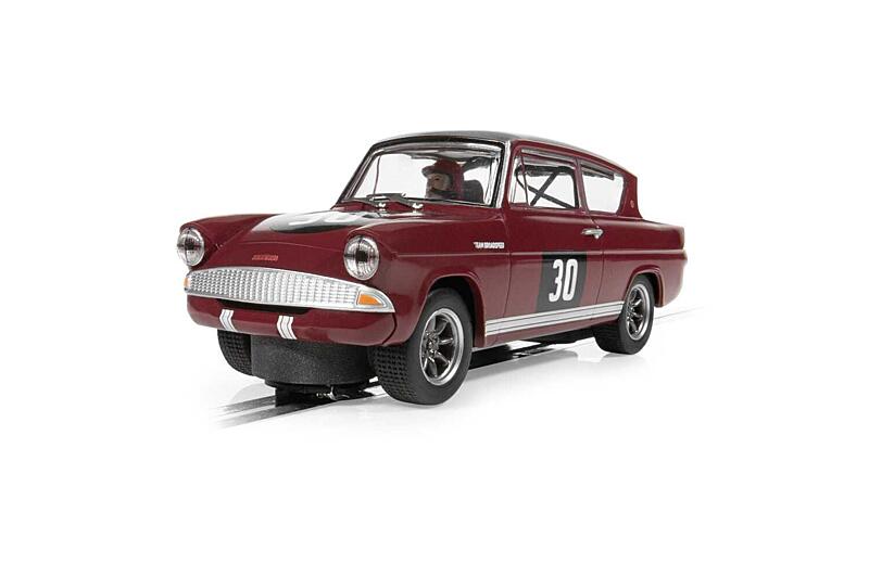 Autíčko Touring Scalextric C4546 - Ford Anglia 105E - Broadspeed 1:32