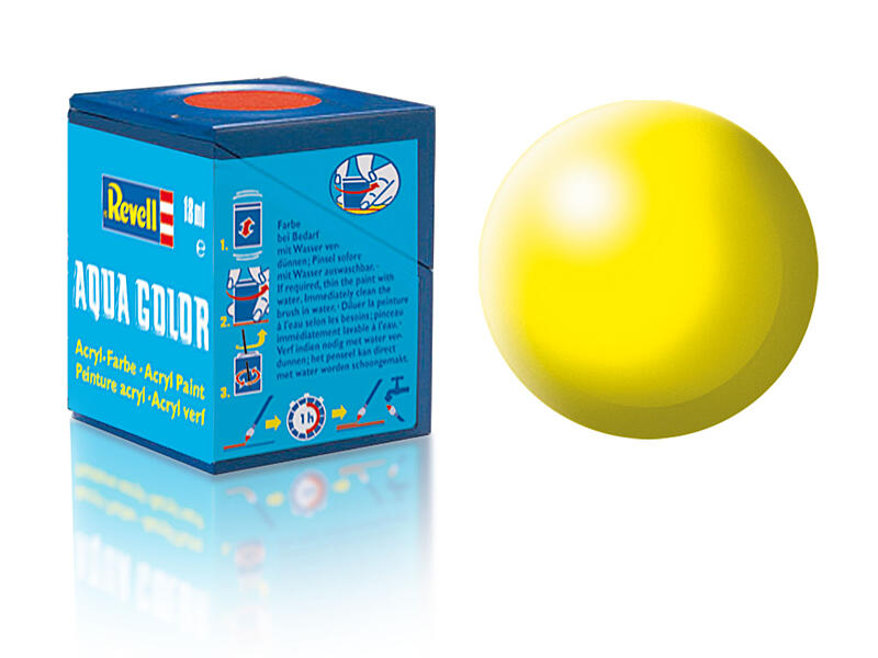 Revell - Barva akrylová - 36312: hedvábná světle žlutá (luminous yellow silk) 18ml