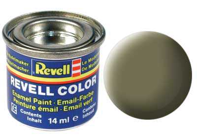 Revell - Barva emailová - 32145: matná světle olivová (light olive mat) 14ml