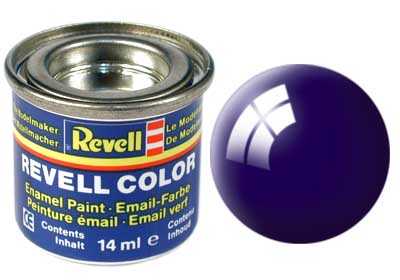 Revell - Barva emailová - 32154: lesklá noční modrá (night blue gloss) 14ml