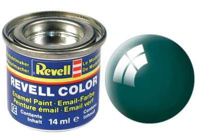 Revell - Barva emailová - 32162: leská zelenomodrá (sea green gloss) 14ml