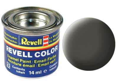 Revell - Barva emailová - 32167: matná zelenavě šedá (greenish grey mat) 14ml