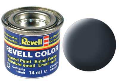 Revell - Barva emailová - 32179: matná šedavě modrá (greyish blue mat) 14ml