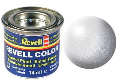 Revell - Barva emailová - 32199: metalická hliníková (aluminium metallic) 14ml