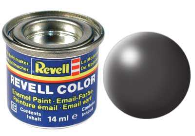 Revell - Barva emailová - 32378: hedvábná tmavě šedá (dark grey silk) 14ml