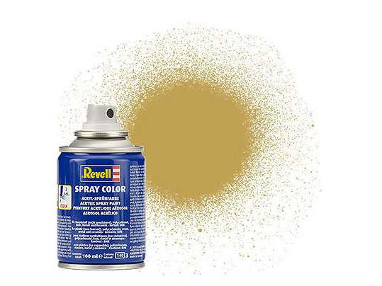 Revell - Barva ve spreji - 34116: matná pískově žlutá (sandy yellow mat) 100ml
