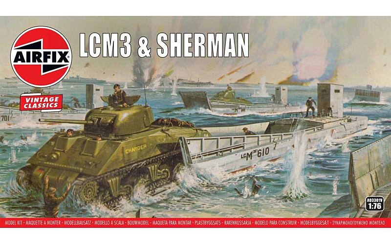Airfix - A03301V - LCM3 and Sherman Tank 1:76