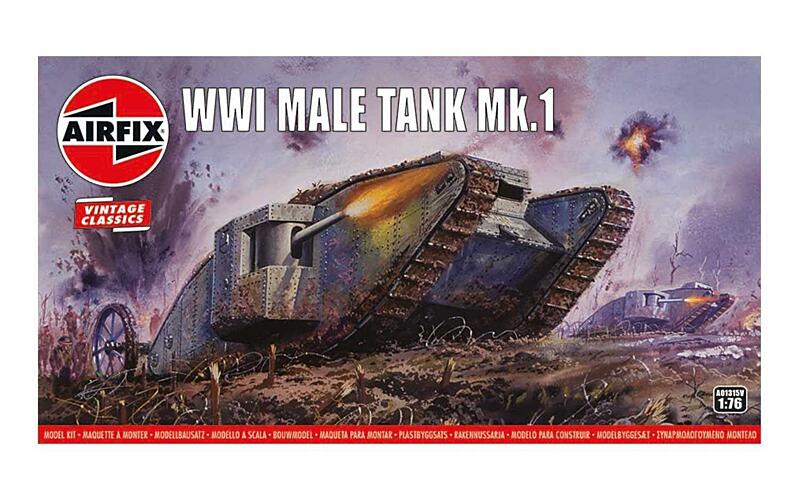 Airfix - A01315V - WWI Male Tank Mk.I 1:76