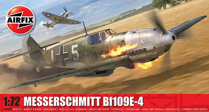 Airfix - A01008B - Messerschmitt Bf109E-4 1:72