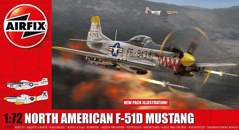 Airfix - A02047A - North American F-51D Mustang 1:72