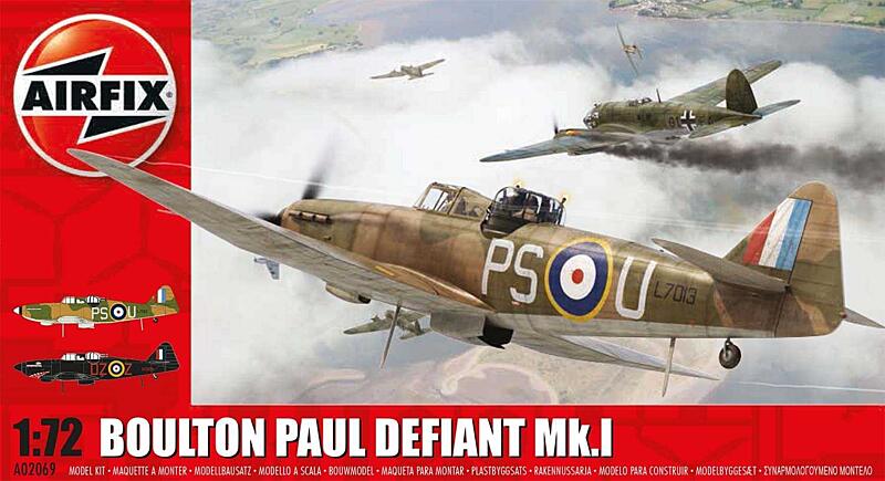 Airfix - A02069 - Boulton Paul Defiant - nová forma 1:72