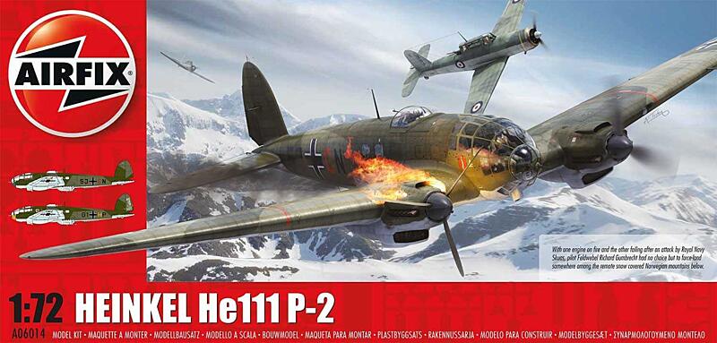 Airfix - A06014 - Heinkel HEIII P2 1:72 - nová forma