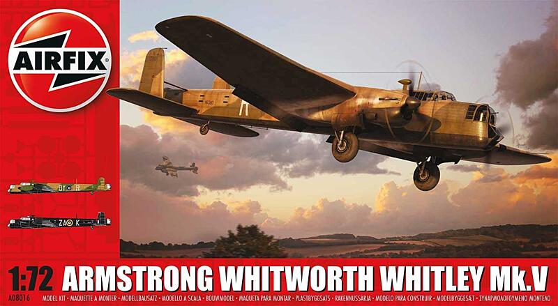 Airfix - A08016 - Armstrong Whitworth Whitley Mk.V - nová form 1:72