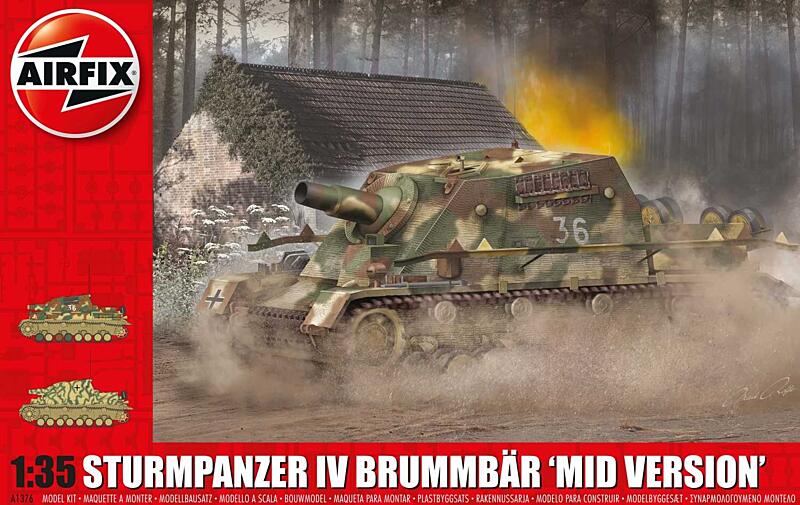 Airfix - A1376 - Sturmpanzer IV Brummbar (Mid Version) 1:35