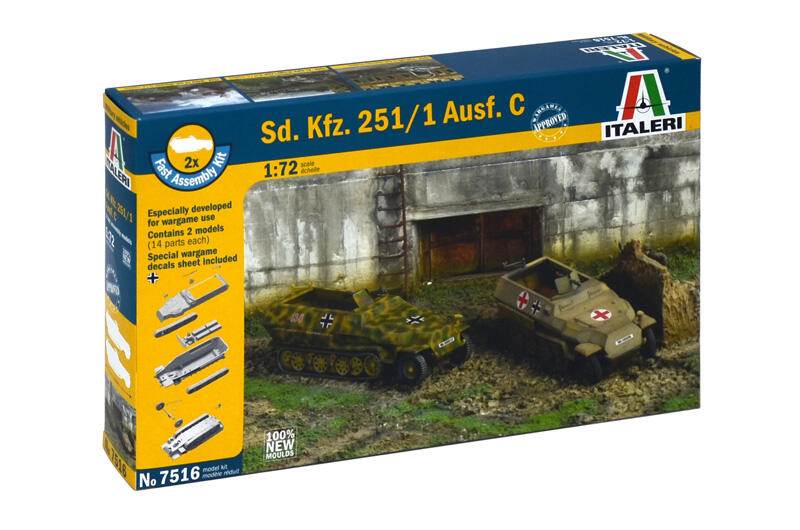 Italeri - 7516 - Sd.Kfz.251/1 Ausf.C 1:72