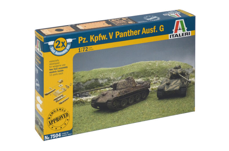 Italeri - 7504 - Pz.Kpfw.V PANTHER Ausf.G 1:72