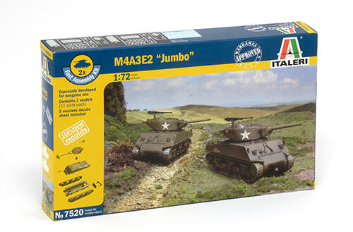 Italeri - 7520 - M4A3E2 JUMBO 1:72