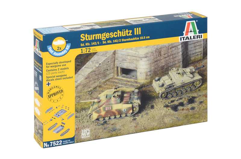 Italeri - 7522 - STURMGESCHUTZ III 1:72