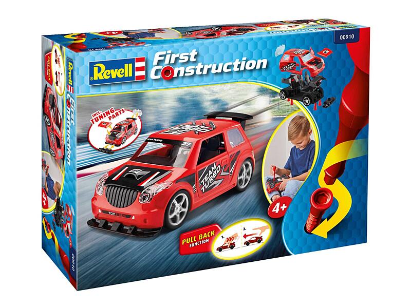 Revell - 00910 - Pull Back Rallye Car červené 1:20