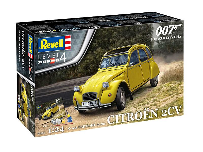 Revell - 05663 - For Your Eyes Only Citroen 2 CV 1:24