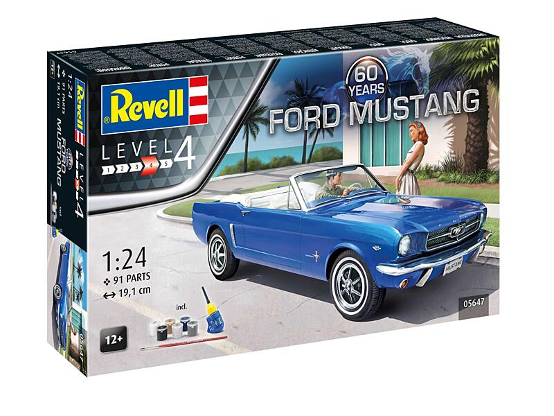 Revell - 05647 - 60th Anniversary Ford Mustang 1:24