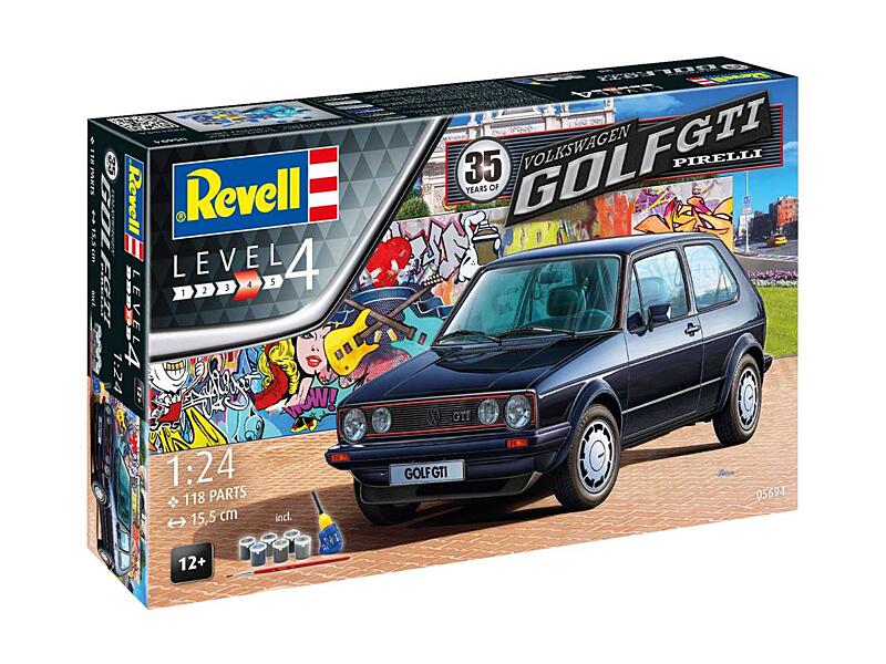 Revell - 05694 - 35 Years VW Golf 1 GTi Pirelli 1:24