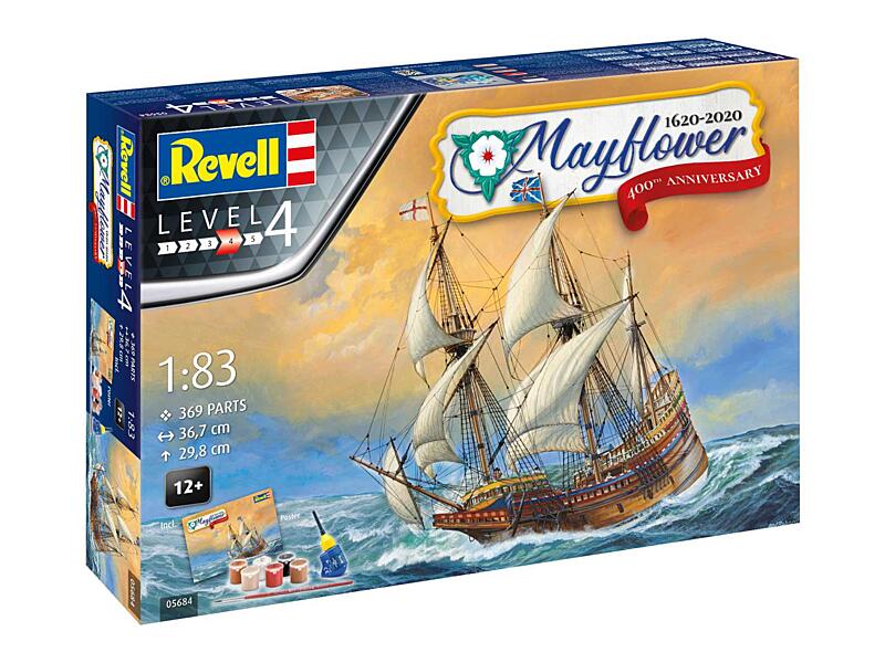 Revell - 05684 - Mayflower 400th Anniversary 1:83